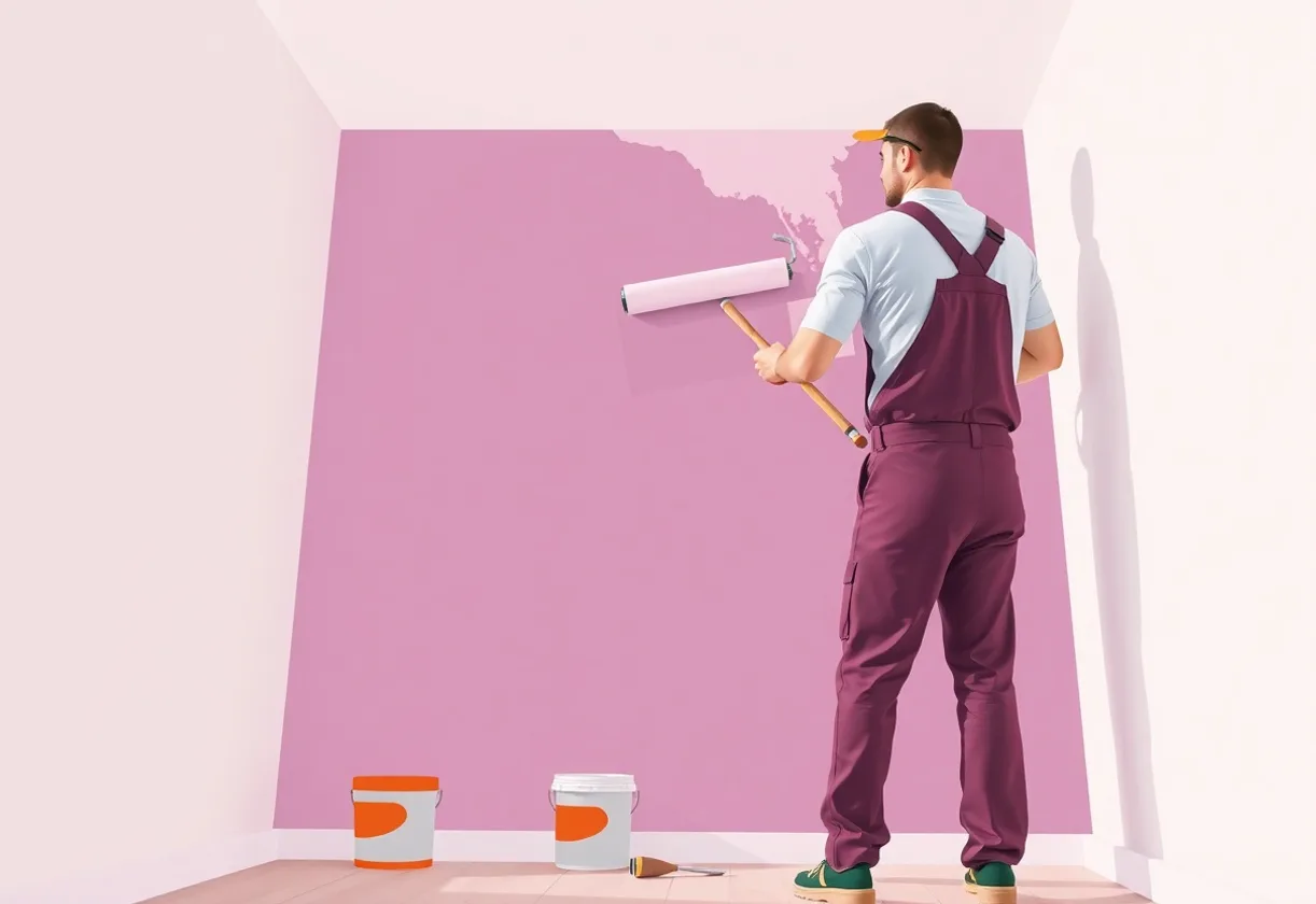 Peintre Dugny 93440 en intervention sur un chantier